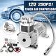 12v 200psi Air Compressor 1/4'' Hose Kit For Car Truck Train Horns Suspension