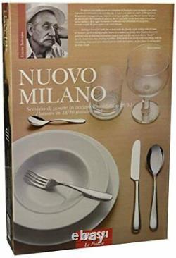 Alessi Nuovo Milano 24-Piece Cutlery Set UK SELLER