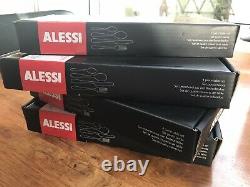 Alessi Nuovo Milano Ettore Sottsass 4 Piece Cutlery Set x4 Brand New In Box