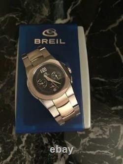 Authentic Designer Breil Milano Chrono Quartz Ladies Watch matte steel os20