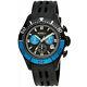 Breil Milano Mens Manta Swiss-made Diver Style Watch, Black Blue Dial Date, 100m