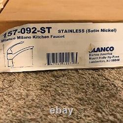 Blanco Milano Kitchen Faucet Stainless Steel (Satin Nickel) 157-092-ST
