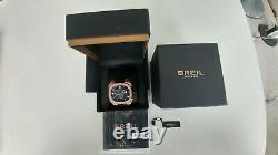 Brand New Breil Milano Eros Gold Plated Chronograph Bw0413 Men's Watch Leather