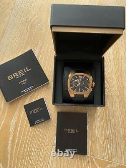 Breil Milano Black Swiss Made Watch Bw0309 Chrono Os29 Mens Watch