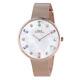 Capital Collection Milano Case Round Laminated Rose Gold Ref. Ax132 01 Women's