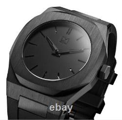 D1 Milano A-MC03 rare mechanical watch Black stainless steel, sapphire glass