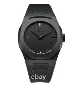 D1 Milano A-MC03 rare mechanical watch Black stainless steel, sapphire glass