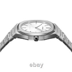 D1 Milano D1-UTBL08 Ladies Cloud Ultra-thin Brushed Silver 34mm Watch