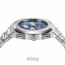 D1 Milano Men's watch chronograph Ionic blue dial sapphire crystal Italian