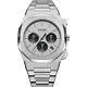 D1 Milano Panda Chronograph Quartz Silver Dial Men's Watch Chbj05