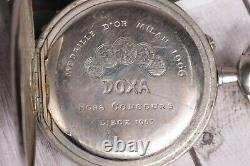 DOXA mechanical Pocket Watch, Swiss Watch medallie dor Milan 1906 Vintage watch