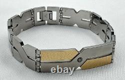 Dolan Bullock Milan Diamond Two-Tone Bracelet 18kt & S. Steel (SPG040721)