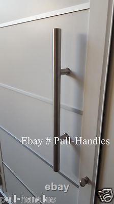 Entry Pull Door Long Handle Entrance Stainless Steel brushed satin 24 inch