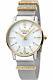 Ferre Milano Fm1l102m0251 White Gold Silver Stainless Steel Women's Watch New