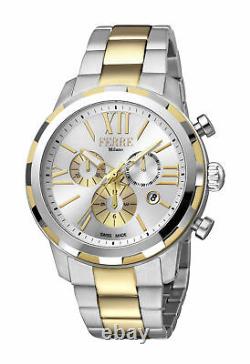 Ferre Milano Men's FM1G095M0081 Chronograph Two-Tone IP Steel Date Wristwatch