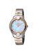 Ferre Milano Women's Fm1l082m0031 White Mop Two-tone Steel Wristwatch