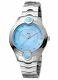 Ferre Milano Women's Fm1l083m0041 Blue Dial Stainless Steel Wristwatch