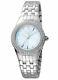 Ferre Milano Women's Fm1l089m0051 Light Blue Mop Dial Stainless Steel Wristwatch