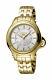 Ferre Milano Women's Fm1l090m0031 Silver Dial Gold Ip Stainless Steel Watch
