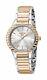 Ferre Milano Women's Fm1l114m0101 Diamonds Two-tone Ip Stainless Steel Watch