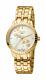 Ferre Milano Women's Fm1l128m0031 Champagne Mop Dial Gold Ip Steel Wristwatch