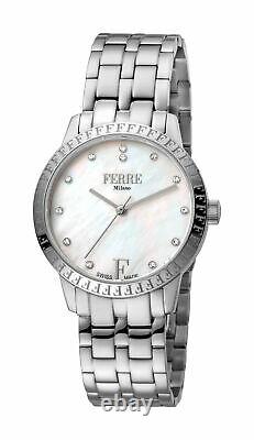 Ferre Milano Women's FM1L128M0221 MOP Dial Stainless Steel Wristwatch