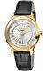 Ferre Milano Women's Stainless Steel And Yellow Gold Analog Watch With Leather