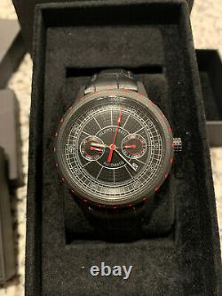 Filippo Loreti- Milano Black Red Automatic Limited Watch + Engraved Back Plate