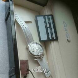 GAGA MILANO 50209 S/N 2400015857930 Stainless Steel White Band Analog Wristwatch
