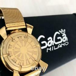 GAGA MILANO World Limited 250 Beverly Hills 227/250 Yellow Gold Watch