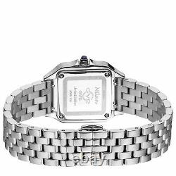 GV2 by Gevril Women's 12110B Milan Swiss Quartz Steel Diamond Watch