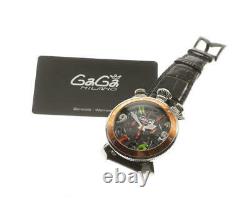 GaGa MILANO Chrono 48 6050.1 Date black Dial Quartz Men's Watch 574713