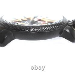 GaGa MILANO Manuale 48MM Carbon Stainless Steel Men's Watch Pre-Owned b0920