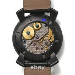 GaGa MILANO Manuale 48MM Manual 5012.3 Black Multicolor Stainless Men's Watch