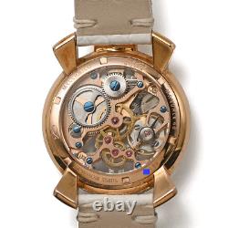 GaGa MILANO Manuale 48MM Skeleton 5311.01 Manual Winding Watch