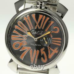 GaGa MILANO Manuale Slim 46mm Gray Dial Quartz Men's Watch 477668