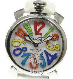 GaGa MILANO Manuale48 5010.01 Small seconds Hand Winding Men's Watch 538372