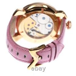GaGa MILANO Manuale48 5011.02S Small seconds pink Dial Hand Winding Watch