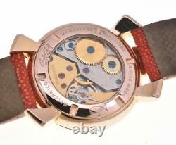 GaGa MILANO Manuale48 5011. ART. 02S Limited to 300 Hand Winding MenWatch Y#105793