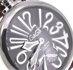 GaGa MILANO Manuale48MM Small seconds black Dial Hand Winding Men Watch P#107751