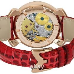 GaGa MILANO Watch Diving 48mm RED Dial Stainless Steel (BKPVD) 5011.13S-RED NEW