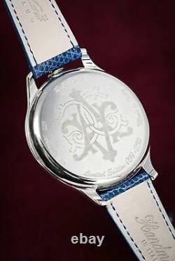 GaGà Milano 925 Argento Men's Mechanical Watch Blue Limited Edition