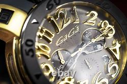 GaGà Milano Chrono Men's Quartz Watch 48 Gold PVD