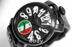 GaGà Milano Manuale 48MM Italy Black PVD Limited Edition
