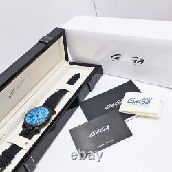 GaGa Milano Manuale 48mm World Limited 500 Carbon Cordura Black Blue Manual Men