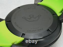 GaGa Milano Manuale Chrno 6054.2 SS Rubber Belt Quartz Men's Watch Used Ex++