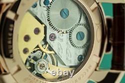 GaGà Milano Manuale Unisex Mechanical Watch 48 Gold Enamel Silver