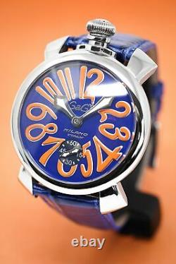 GaGà Milano Manuale Unisex Mechanical Watch 48MM Blue
