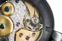 GaGà Milano Manuale Unisex Mechanical Watch 48MM Mosaico Blue Black PVD