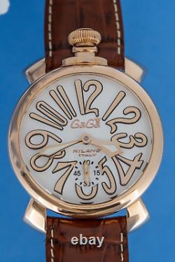 GaGà Milano Manuale Unisex Mechanical Watch 48MM Rose Gold